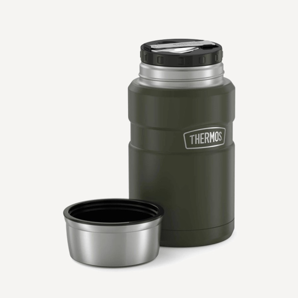 Термос THERMOS SK3021 AG (Army Green) с ложкой +14h/-24h 0,71л (хаки)